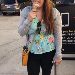 Beautiful floral button down